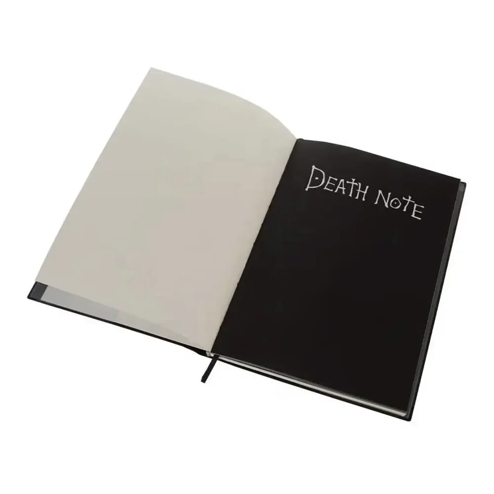Anime Death Note Cosplay Notebook with Feather Pen, Necklace